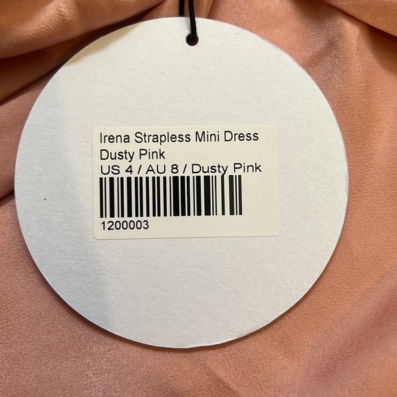 Princess Polly Irena Strapless Mini Dress Dusty Pink - Picture 5 of 7